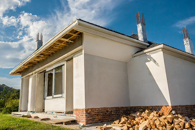 Hochbau von Neubauten