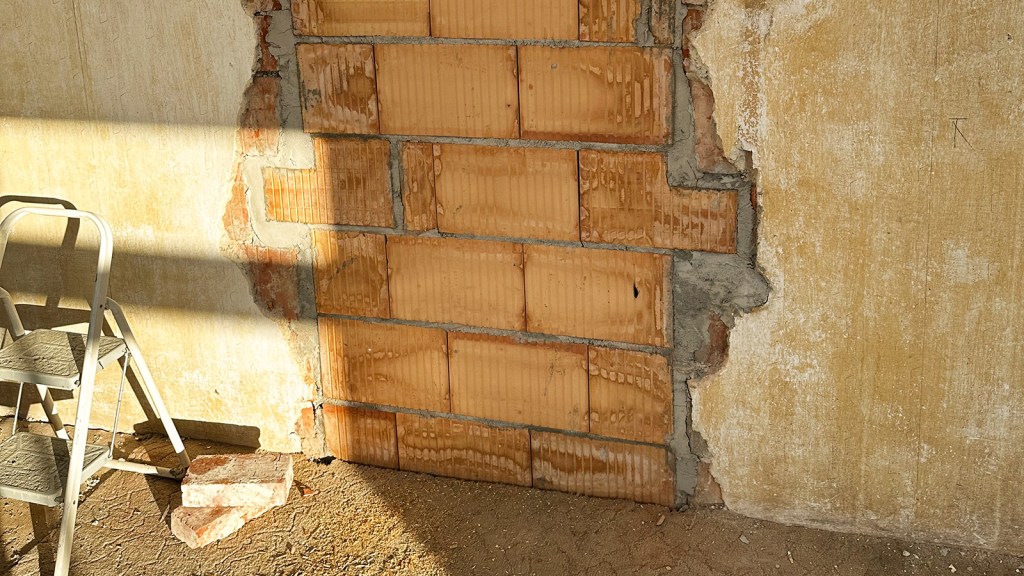 Ausmauerung Türaussparung